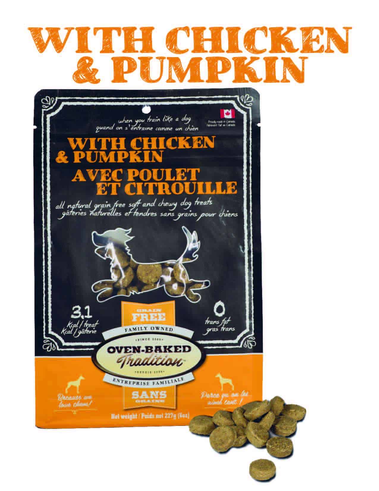Oven Baked Tradition Soft & Chewy Chicken & Pumpking Treats