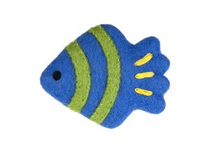 Wooly Wonkz Angel Fish Cat Toy