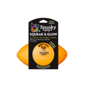 Spunky Pup Squeak & Glow Football