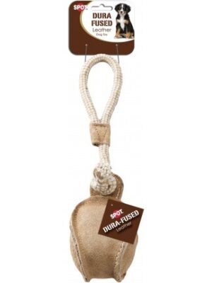 Spot Dura Fused Leather Base Ball w/Rope