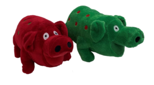 Multipet Holiday Grunting Plush Pig