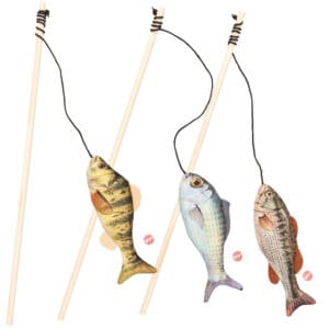 SPOT Gone Fishin’ Teaser Wand Cat Toy